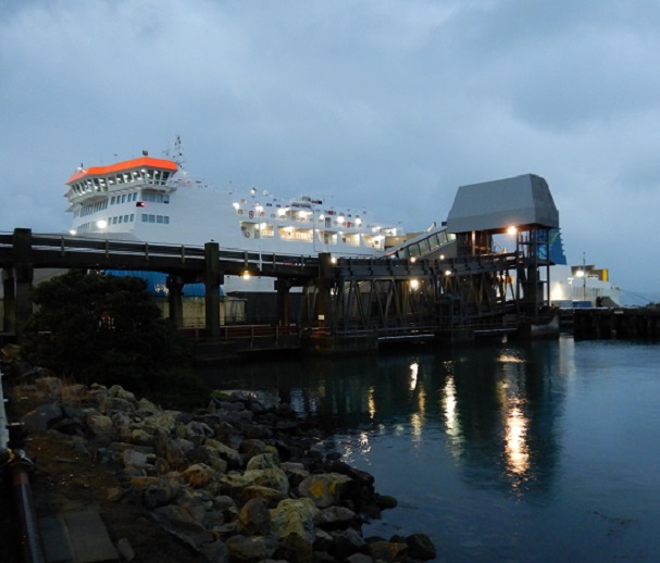 クック海峡　ヴェリントン港